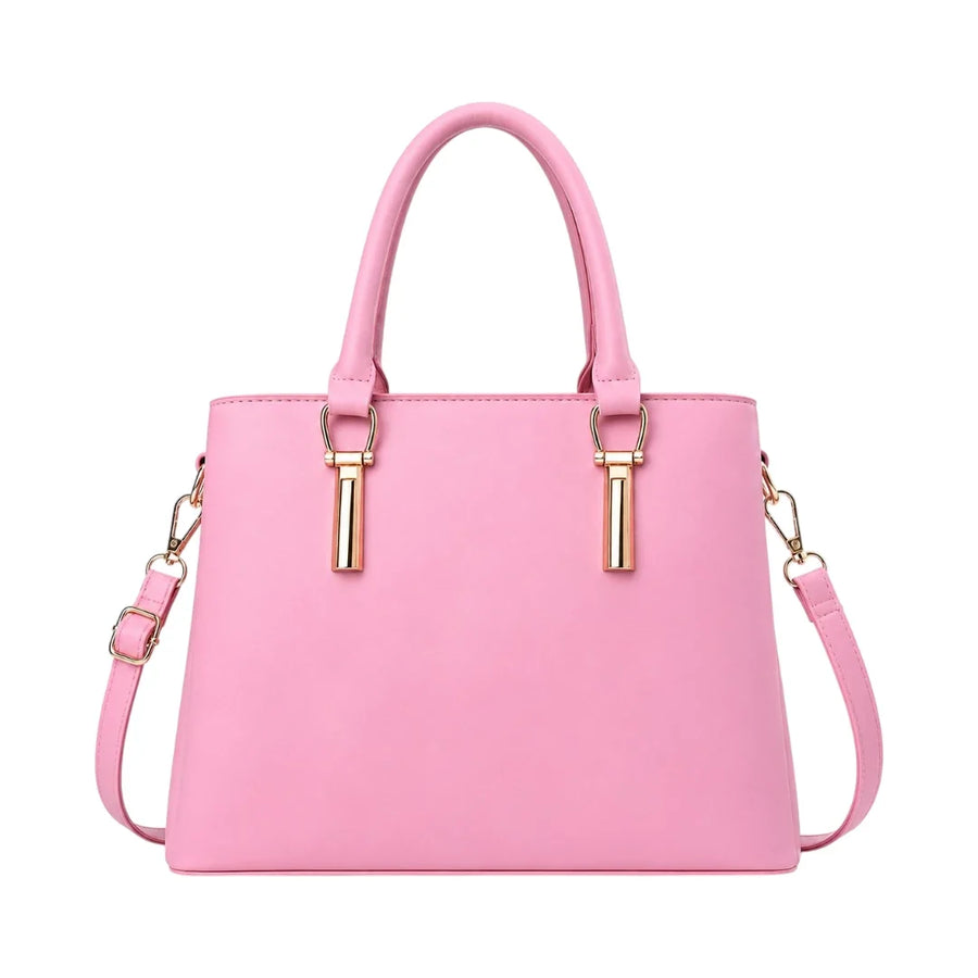 Modern Wrenfield Blush Pink Shoulder Bag - Gold-Tone Hardware