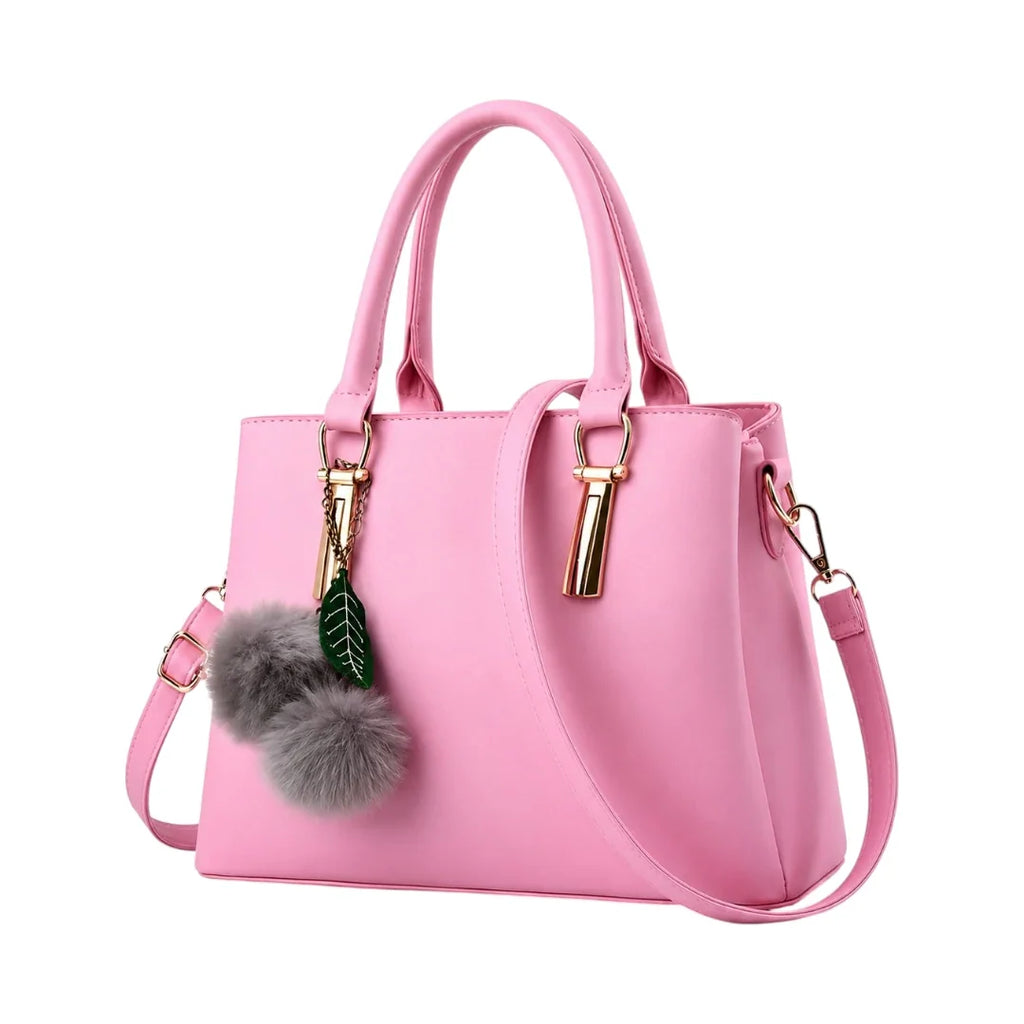 Modern Wrenfield Blush Pink Shoulder Bag, side profile
